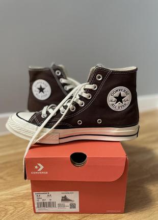 converse all star chuck 70 коричневий|конверси
