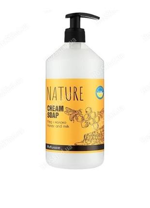 Жидкое крем-мыло nature мед и молоко, 900 мл