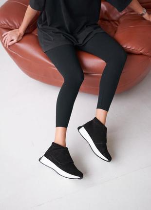 Спортивные ботинки, натуральная замша