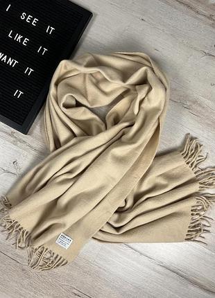 Объемный шарф jaeger с кашемиром и шерстью