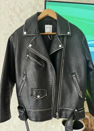 Шкіряна куртка bershka косуха