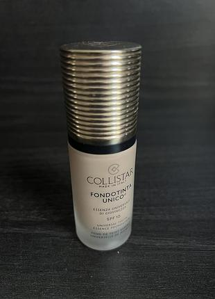 Collistar fondotinta unico universal youth essence spf 15 тональная основа с омолаживающей эссенцией