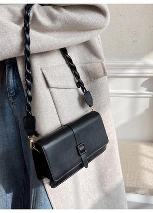 Невелика жіноча сумочка клатч, маленька сумка багет3 фото
