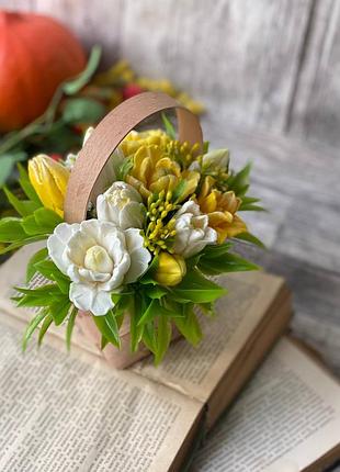 Букет из мыла. цветы из мыла. мыло ручной работы. букет в шпоне. букет в корзине. мыльные букеты. мыльные цветы. подарок. подарки.