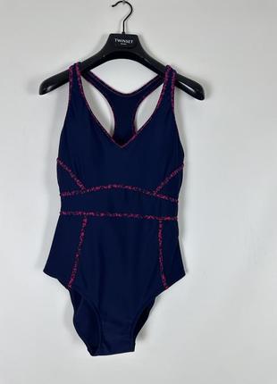 Синий сдельный купальник л купальник uk 12debenhams