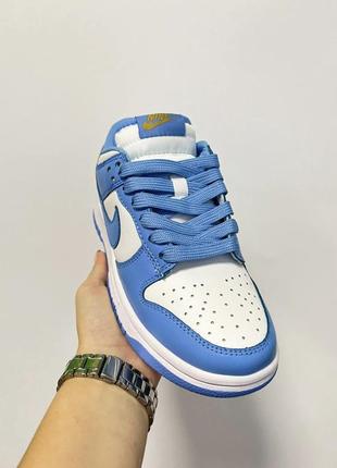 Nike dunk low blue5 фото