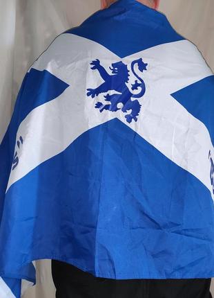 Фан ультрас банер прапор флаг шотландія небесно-блакитний прапор saltire.2 фото