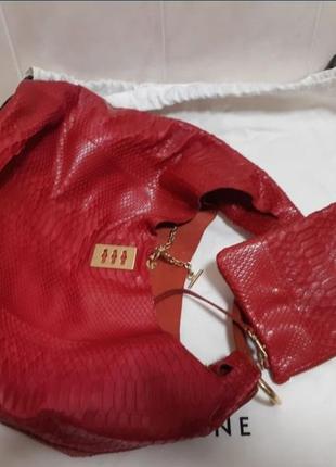 Сумка celine зі шкіри пітона