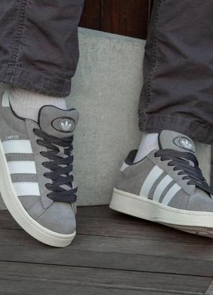 Adidas campus grey\white