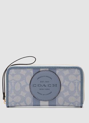 Coach signature jacquard wallet sale