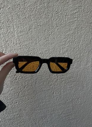 Очки оранжевая линза