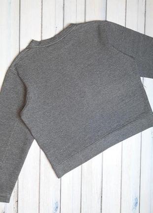 💥1+1=3 брендовый серый свитшот свитер оверсайз zara, размер 44 - 463 фото