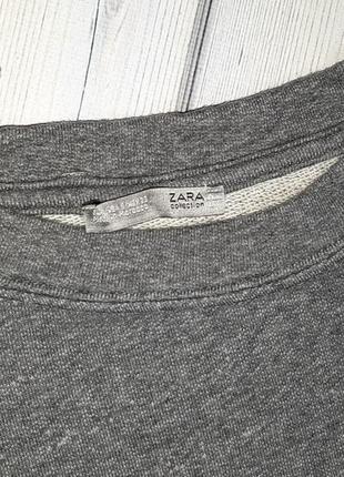 💥1+1=3 брендовый серый свитшот свитер оверсайз zara, размер 44 - 466 фото