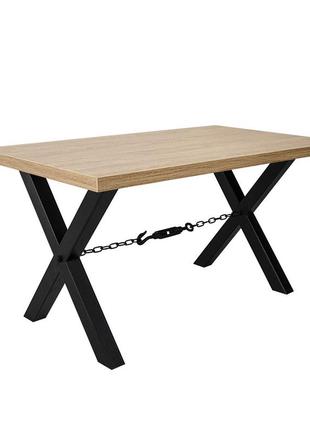 Обідній стіл "тис" дуб античний 1400*600*342 фото