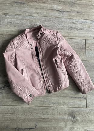 Байкерская кожная куртка мотокуртка zara palomino