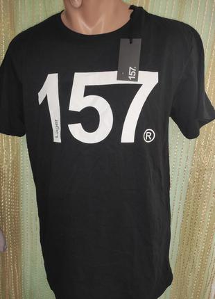 Нова сток катон стильна футболка бренд 157.м5 фото