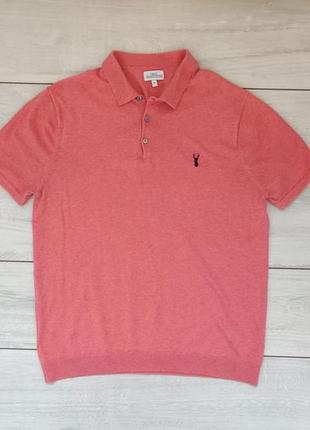 Футболка тенниска поло мужская с воротником коттон