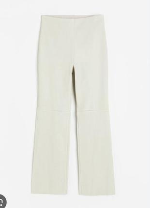 Шкіряні брюки h&m premium quality