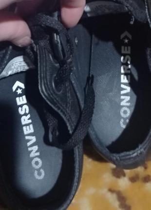 Кеды кожаные converse конверсы кожа 393 фото