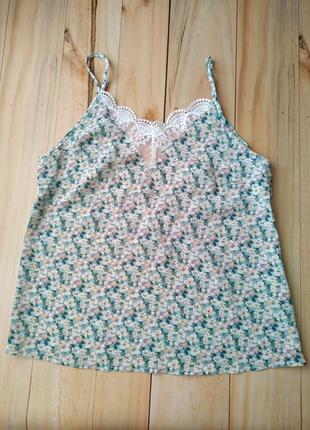 Майка кружевная shein m на тонких бретелях