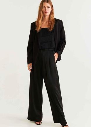 Mango mng стильный трендовый топ top crop кроп бра бахрома бренд mango