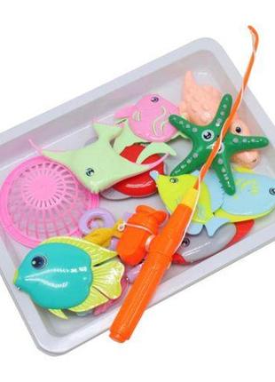 Набір "риболовля" магнітна, рибки, вудка, сачок