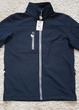 Куртка softshell. мужская, 3-х слойная ткань с функциональной мембраной и согревающим флисом внутри. фирма printer red flag.2 фото