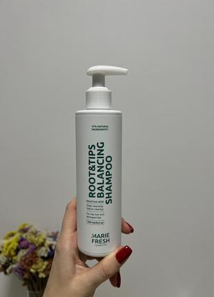 Шампунь администратор & tips для жирных корней и сухих кончиков marie fresh