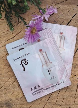 Корейская эссенция от пигментации the history of whoo cheongidan illuminating regenerating essence пробник 1мл