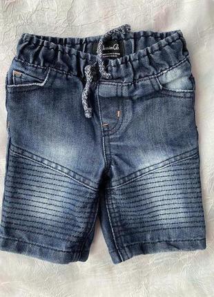 Шорти джинсові denim co, р.80 (9-12 м)
