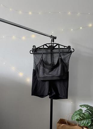 Спорт костюм топ велосипедки h&m sport