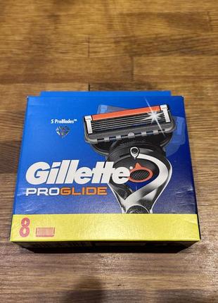 Оригінальні змінні картриджі (леза) gillette fusion5 proglide 8шт