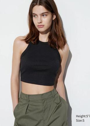 Женский топ в рубчик uniqlo