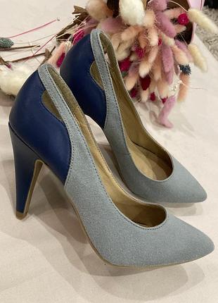 Испания замшевые кожаные туфли лодочки