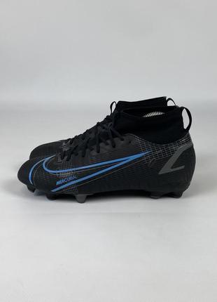 Дитячі бутси nike mercurial superfly academy fg/mg cv1127-004 оригінал чорні розмір 38.5