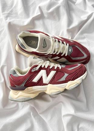 Мужские кроссовки new balance 9060 'washed burgundy'