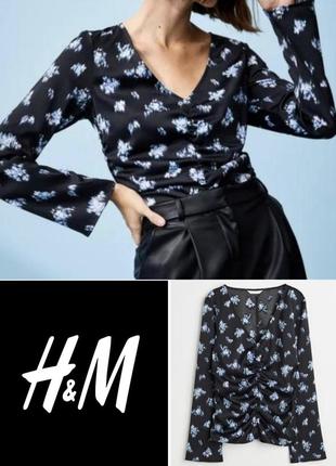 Блуза с длинным рукавом h&m этикетка