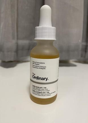 Пілінг з молочною кислотою the ordinary