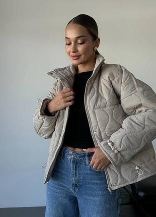 Стеганая непродуваемая курточка в стиле 3ара🤩💣 куртка стёганная плащёвуа