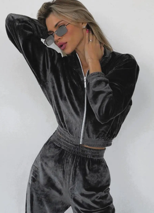 Спортивний костюм жіночий велюровий 2 кольори 42-44, 46-48 2plgu1452-379tве