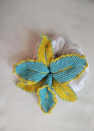 Резинка для волос "орхидея"