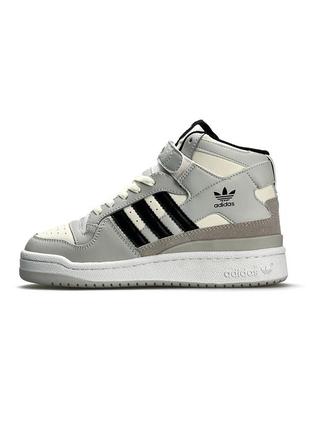 Adidas originals forum 84 mid grey black