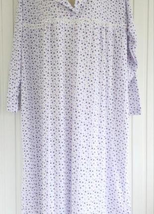 Трикотажная ночная рубашка ночнушка, 52/2xl размер