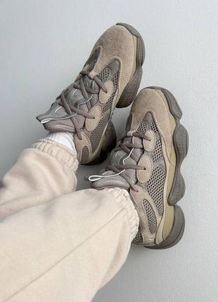 Унисекс кроссовки yeezy 500 'clay brown'7 фото