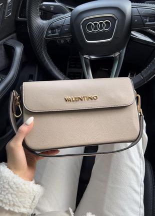 Женская сумка valentino beige1 фото