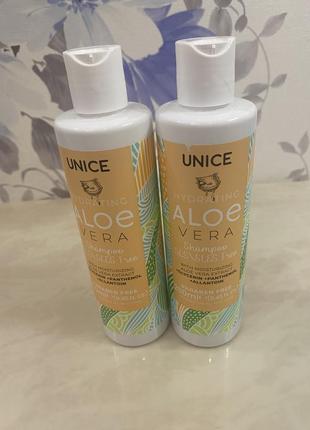 Шампунь unice з алое вера, 250 мл •