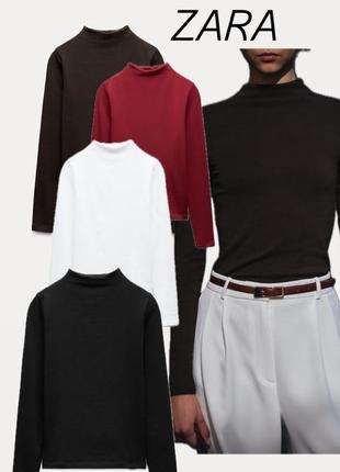 Топ водолазка в цвете zara