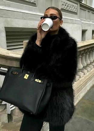 Сумка чорна hermes