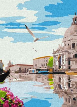 Картина по номерам идейка яркая венеция 40х50см kho3620 набор для росписи по цифрам