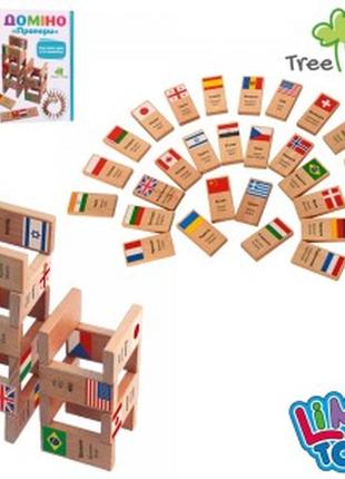 Домино md 2895 limo toy 28 блоков, деревянная игрушка флаги, названия стран, логическая игра, игрушка для семьи, настольная игра, символика2 фото
